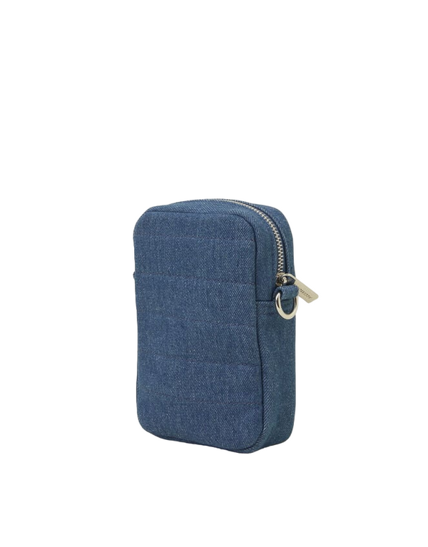 Blue Denim Crossbody Bag