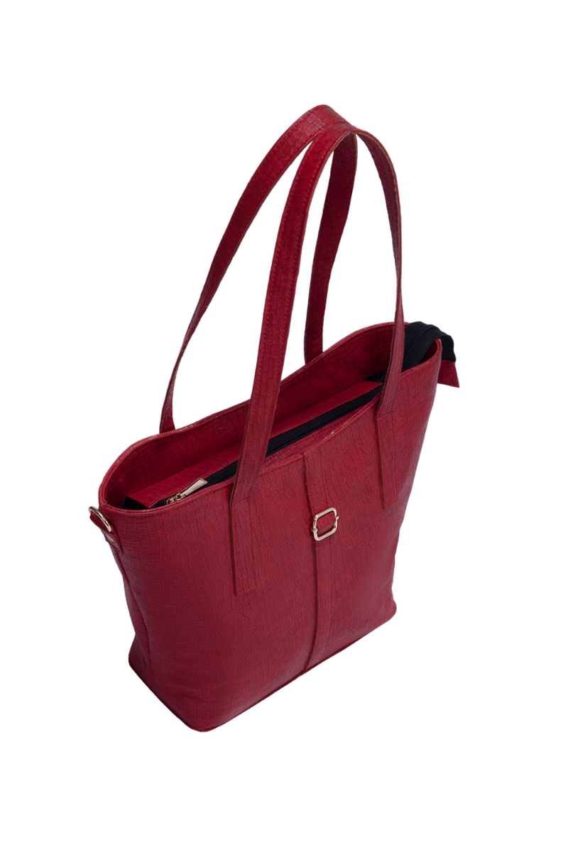 Maroon Premium Leather Shoulder Bag - HYGOLUX