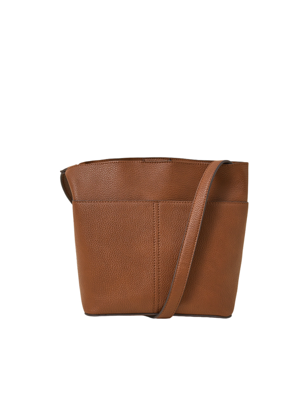 Brown Leather Premium Shoulder Bag - HYGOLUX